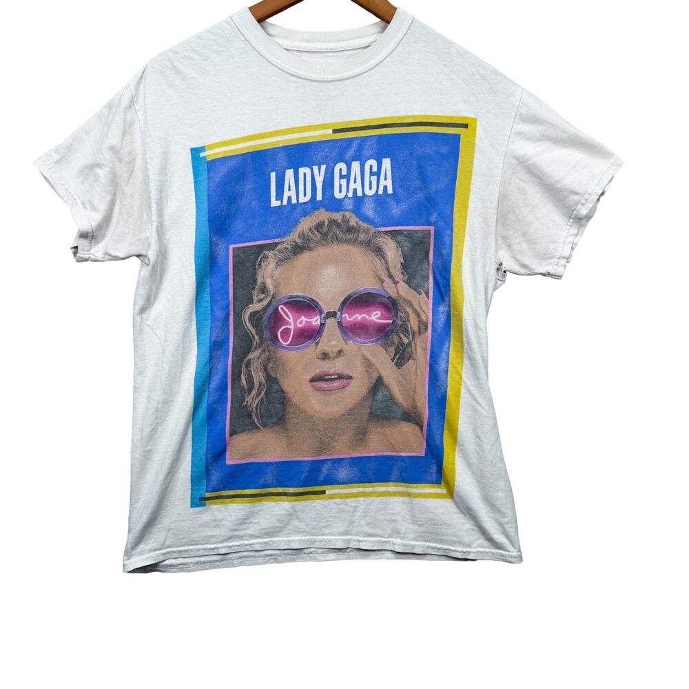 Lady Gaga Joanne World Tour T Shirt Band Concert 2 Sided Kate Hudson Tee 2017 M